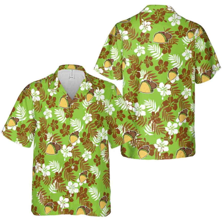 Capybara Leafy Hibiscus Hawaiian Shirt Premium grade