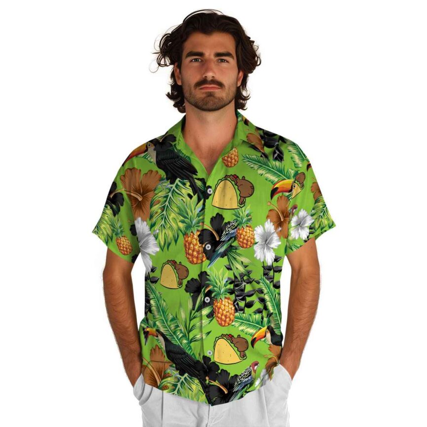 Capybara Leafy Toucan Hawaiian Shirt New Arrival