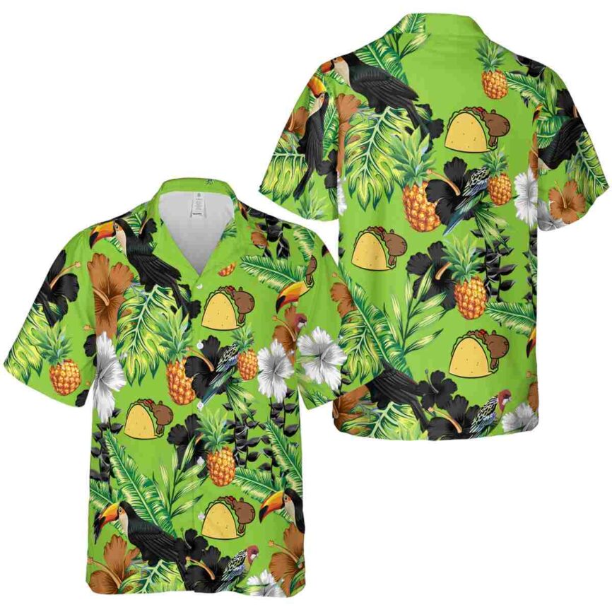 Capybara Leafy Toucan Hawaiian Shirt Premium grade