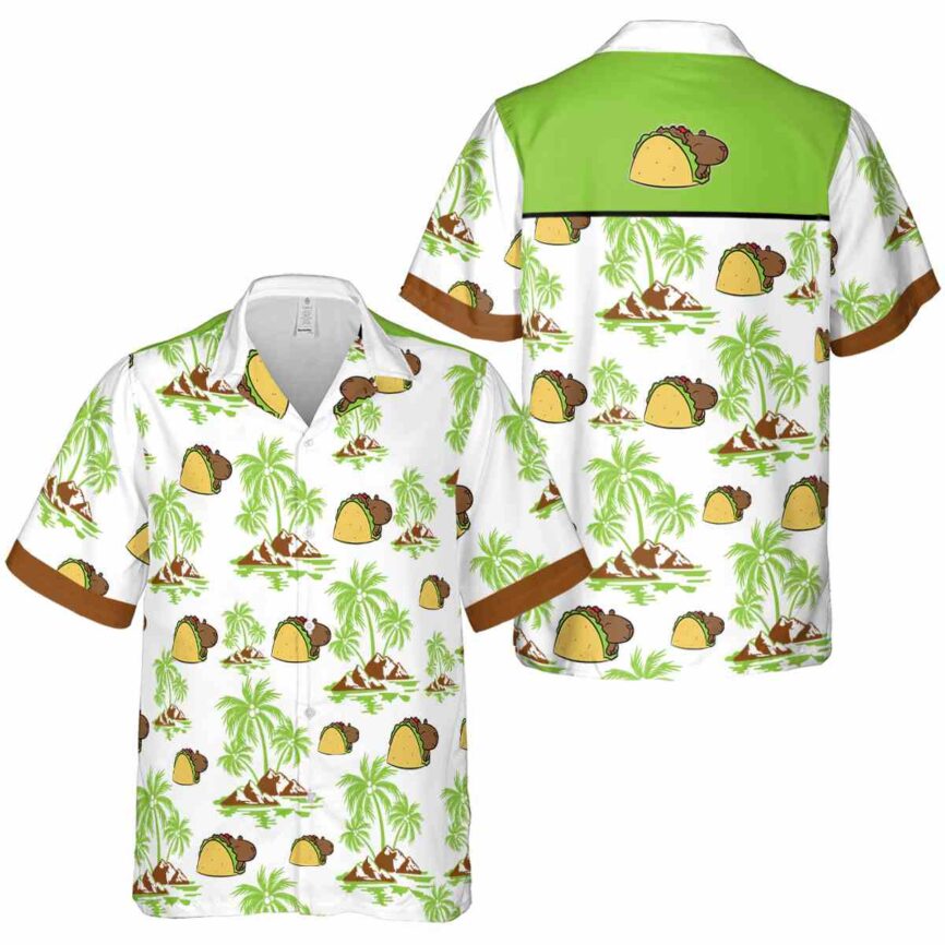 Capybara Palm Island Graphic Hawaiian Shirt Premium grade