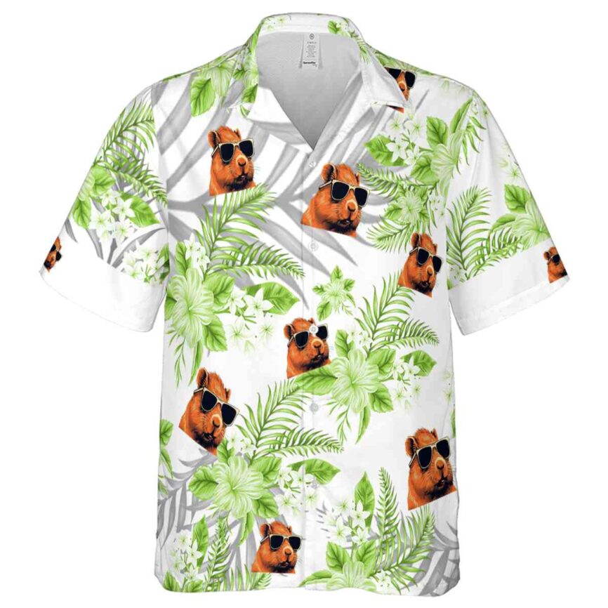 Capybara Tropical Blossom Hawaiian Shirt Fashion forward