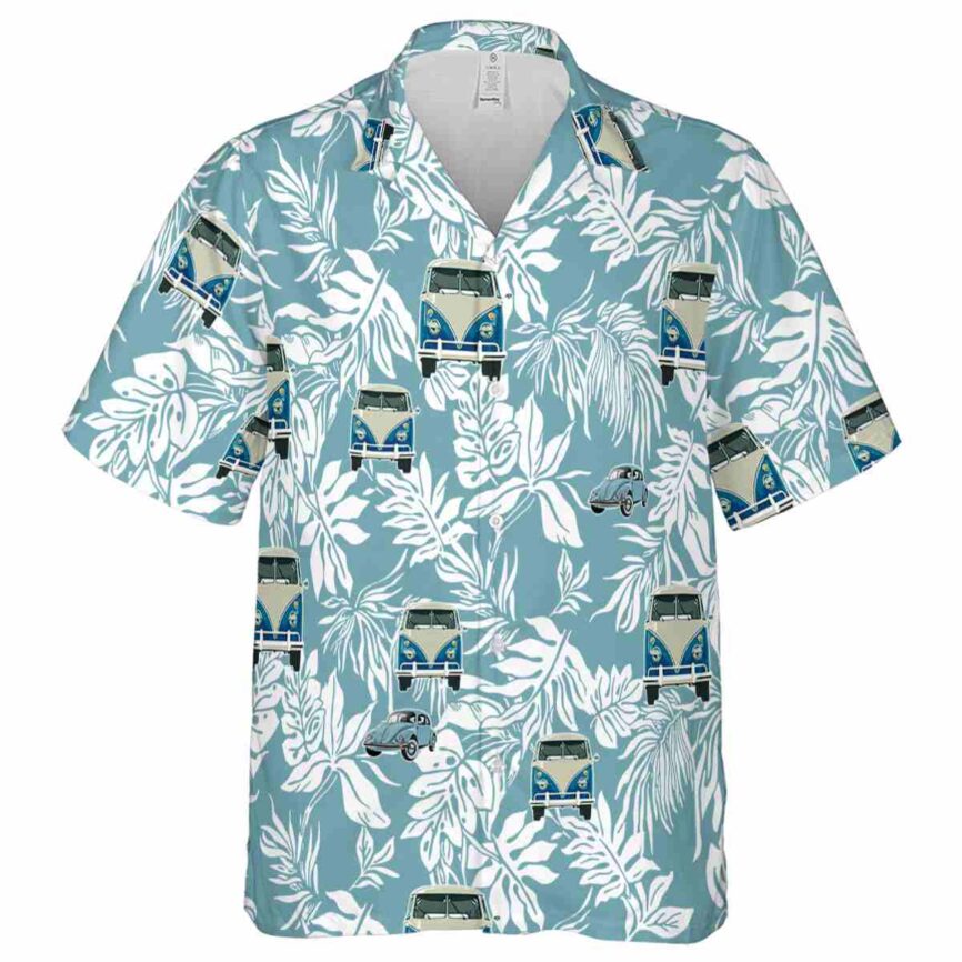 Car Bold Foliage Hawaiian Shirt Fashion forward