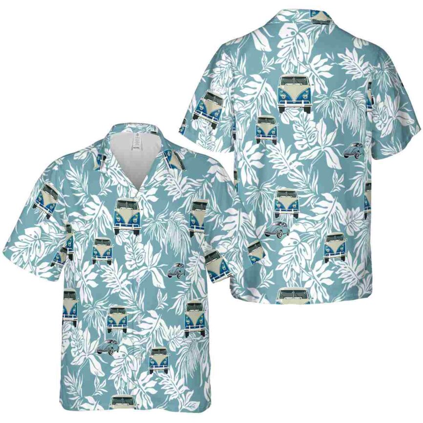 Car Bold Foliage Hawaiian Shirt Premium grade