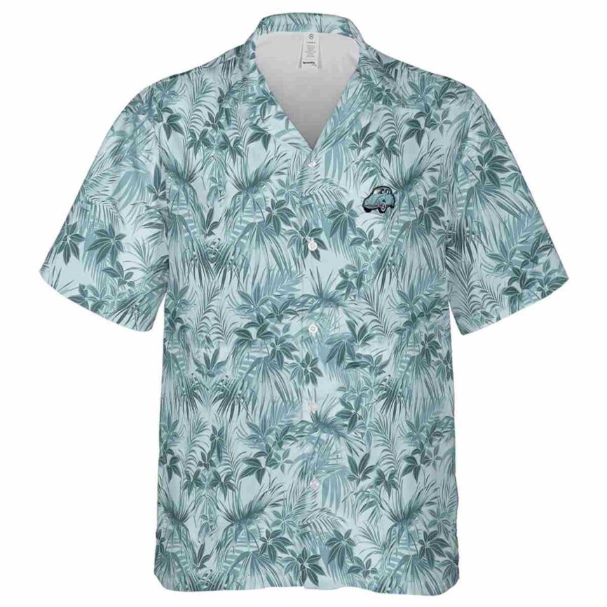 Car Foliage Print Hawaiian Shirt Fashion forward