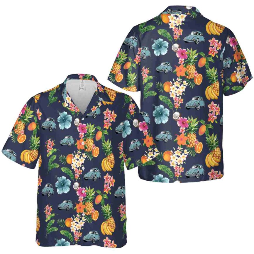 Car Fruit Pattern Hawaiian Shirt Premium grade