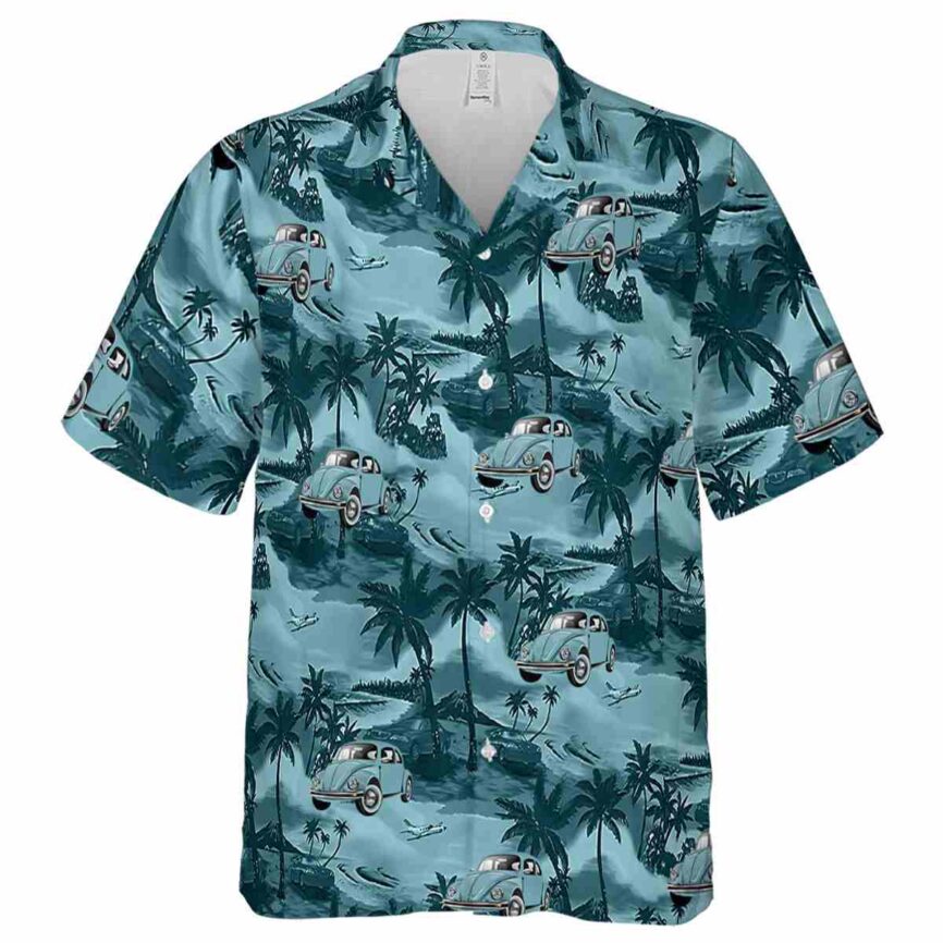 Car Island Beach Hawaiian Shirt Fashion forward