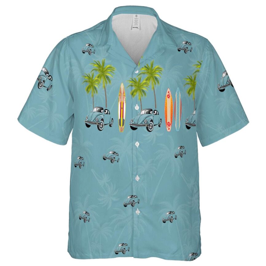 Car Island Theme Hawaiian Shirt Fashion forward