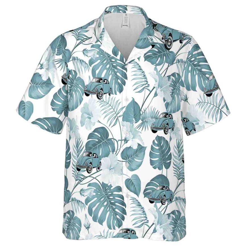 Car Leaf Pattern Hawaiian Shirt Fashion forward