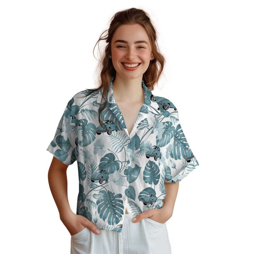 Car Leaf Pattern Hawaiian Shirt Top rated