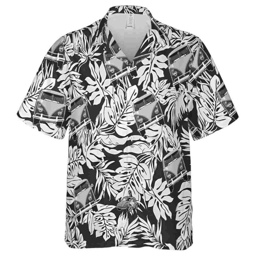 Car Monstera Foliage Hawaiian Shirt Fashion forward