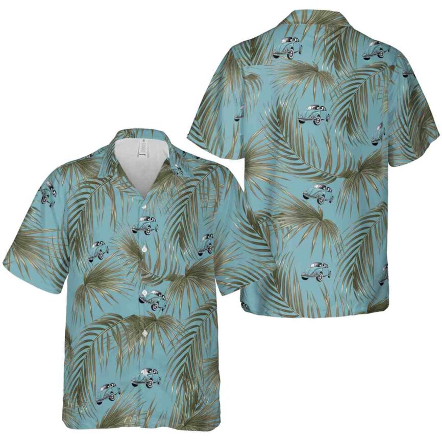 Car Palm Frond Hawaiian Shirt Premium grade