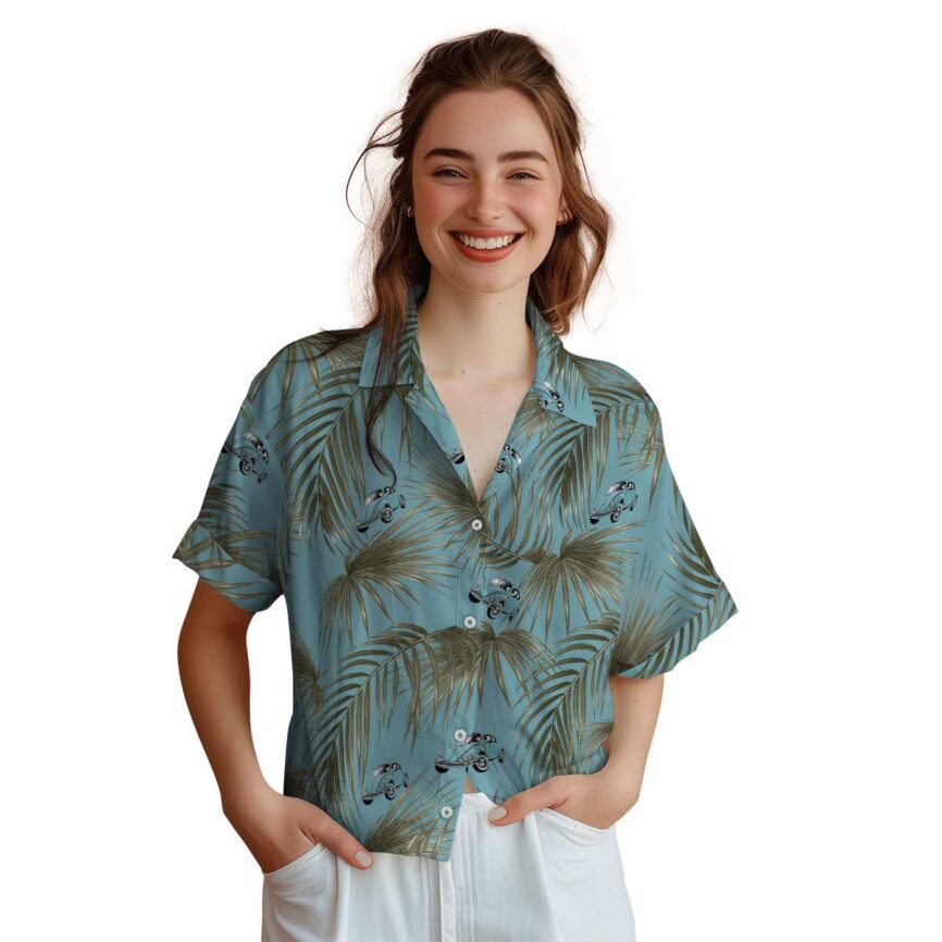 Car Palm Frond Hawaiian Shirt Top rated