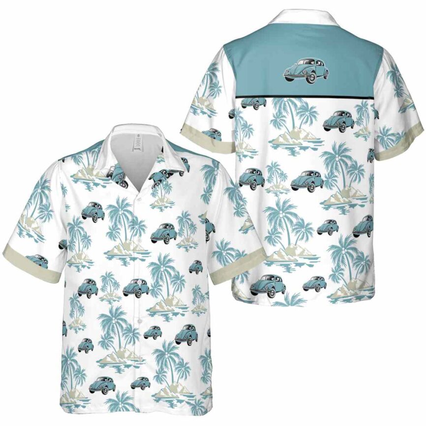 Car Palm Island Graphic Hawaiian Shirt Premium grade