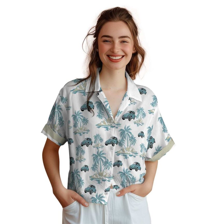 Car Palm Island Graphic Hawaiian Shirt Top rated