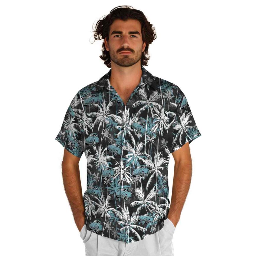 Car Palm Themed Hawaiian Shirt New Arrival