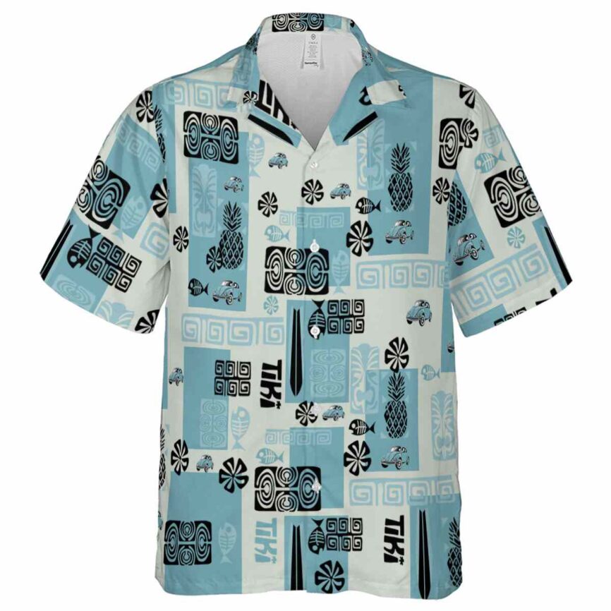 Car Tiki Motifs Hawaiian Shirt Fashion forward