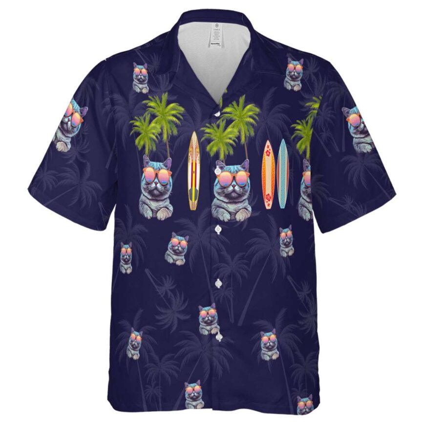 Cat Island Theme Hawaiian Shirt Fashion forward