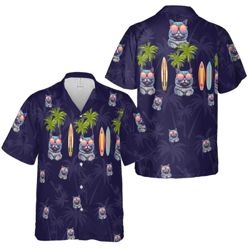 Cat Island Theme Hawaiian Shirt Premium grade