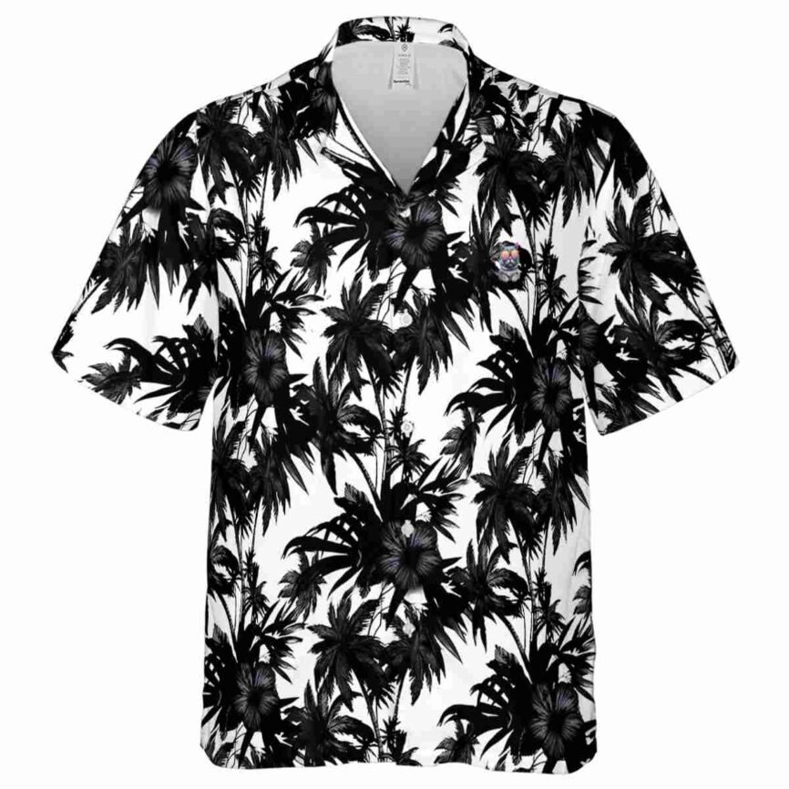 Cat Palm Print Hawaiian Shirt Fashion forward