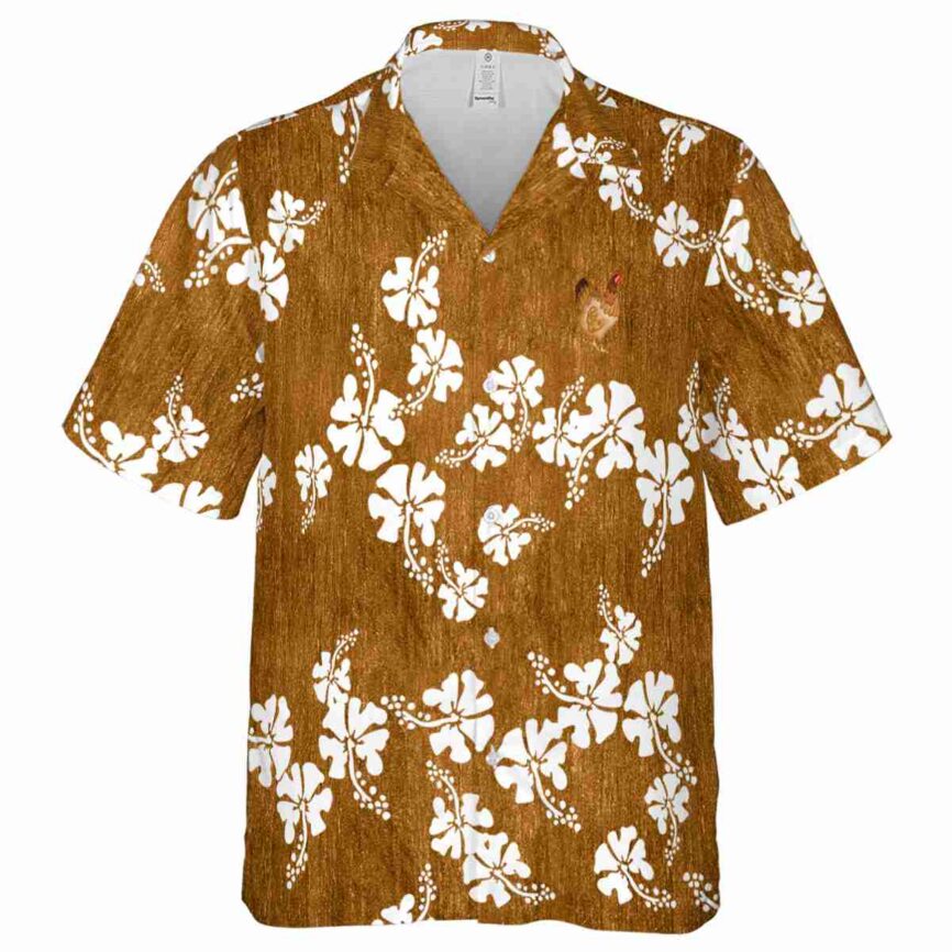 Chicken Hibiscus Blossom Hawaiian Shirt Fashion forward