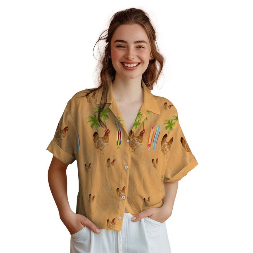 Chicken Island Theme Hawaiian Shirt Top rated