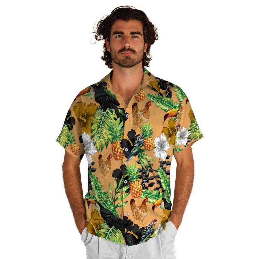 Chicken Leafy Toucan Hawaiian Shirt New Arrival