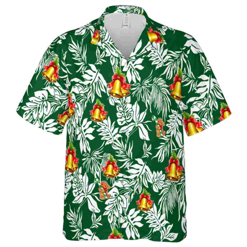 Christmas Bold Foliage Hawaiian Shirt Fashion forward