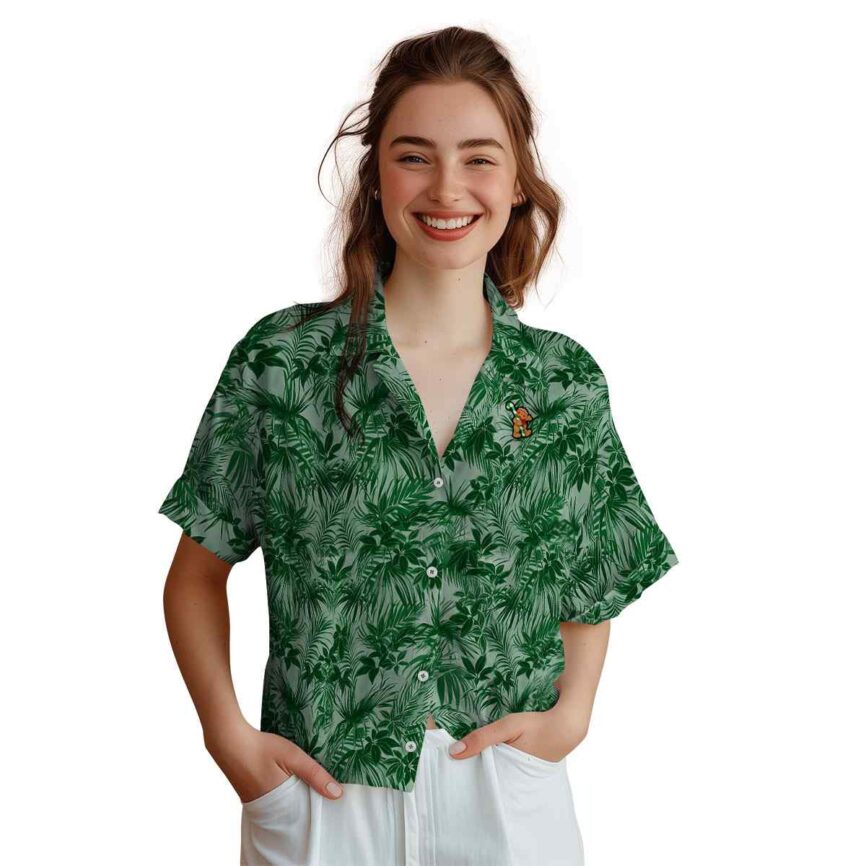 Christmas Foliage Print Hawaiian Shirt Top rated