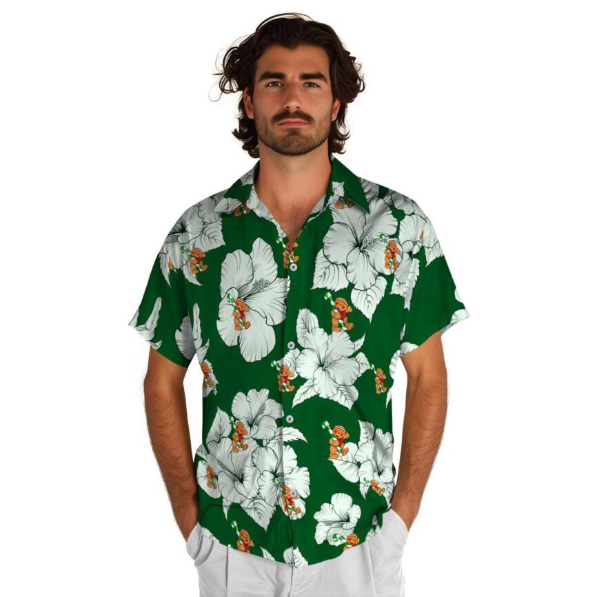 Christmas Hibiscus Flower Hawaiian Shirt New Arrival