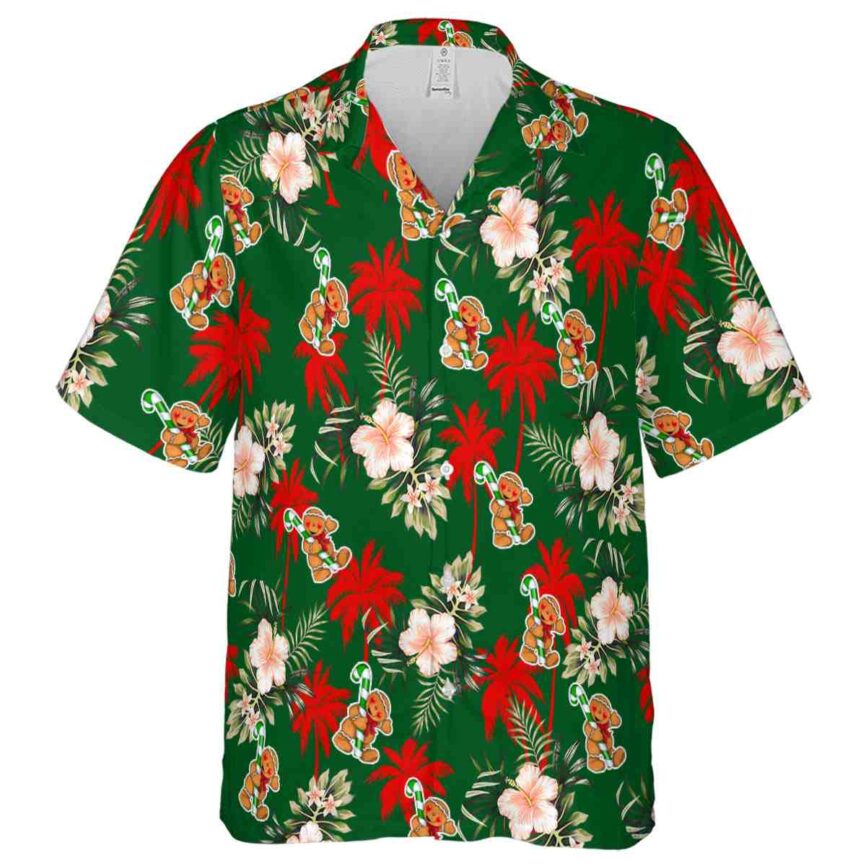 Christmas Hibiscus Palm Hawaiian Shirt Fashion forward