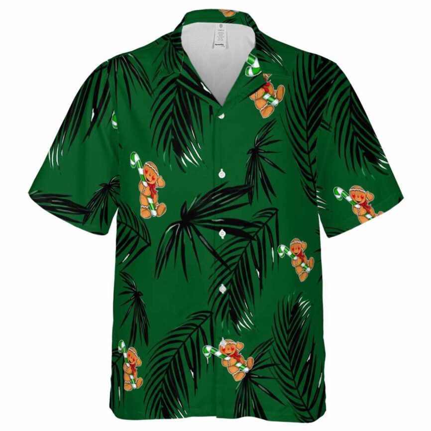 Christmas Monochrome Palm Hawaiian Shirt Fashion forward