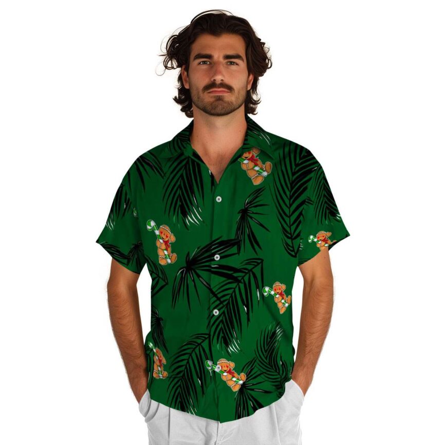 Christmas Monochrome Palm Hawaiian Shirt New Arrival