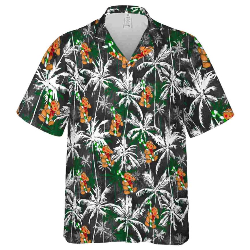 Christmas Palm Themed Hawaiian Shirt Fashion forward