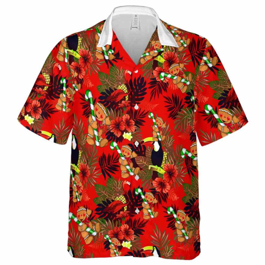 Christmas Tropical Bird Hawaiian Shirt Fashion forward