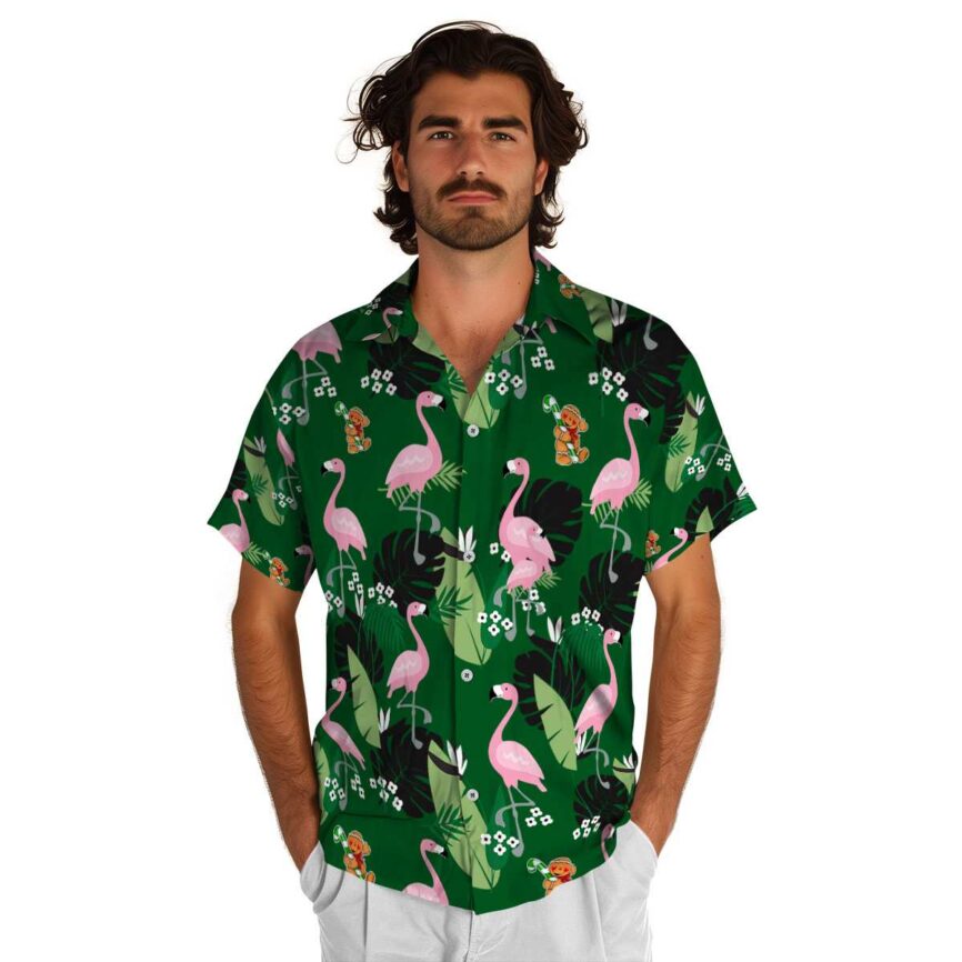 Christmas Tropical Flamingo Hawaiian Shirt New Arrival