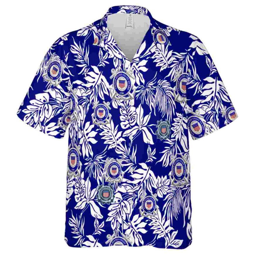 Coast Guard Bold Foliage Hawaiian Shirt Fashion forward