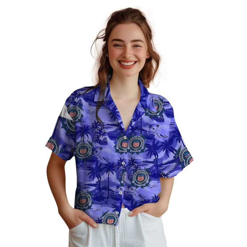 Coast Guard Island Beach Hawaiian Shirt Top rated