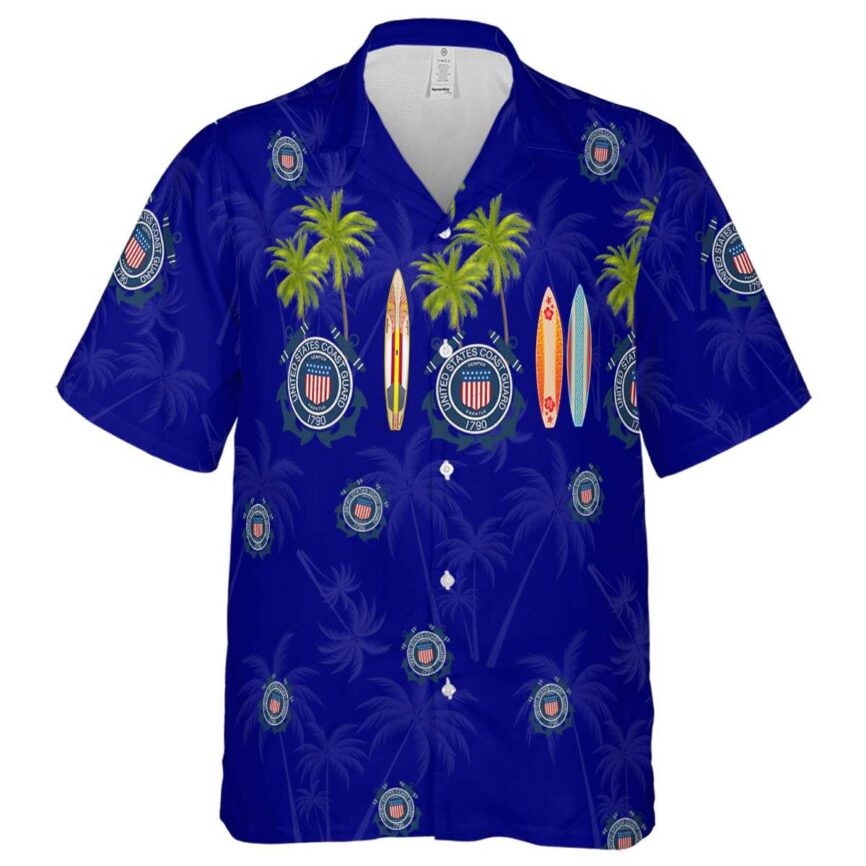 Coast Guard Island Theme Hawaiian Shirt Fashion forward