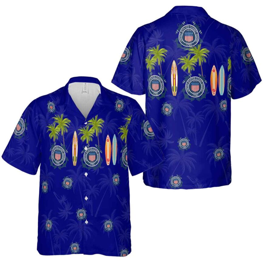 Coast Guard Island Theme Hawaiian Shirt Premium grade