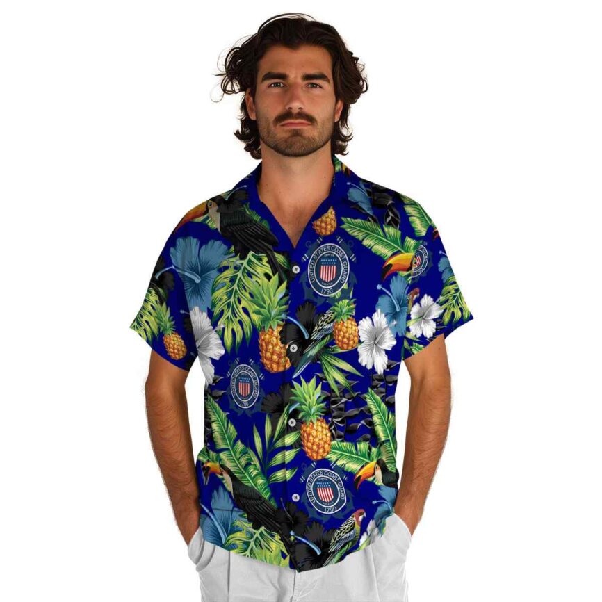 Coast Guard Leafy Toucan Hawaiian Shirt New Arrival