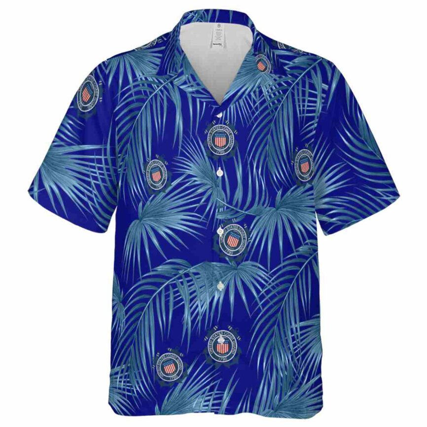 Coast Guard Palm Frond Hawaiian Shirt Fashion forward