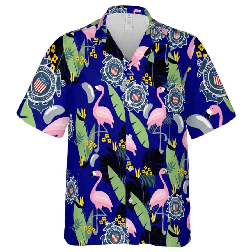 Coast Guard Pink Flamingo Hawaiian Shirt Fashion forward