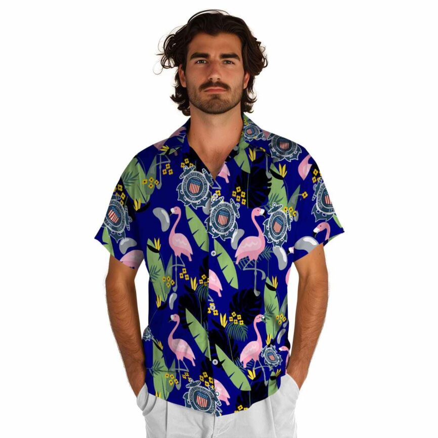 Coast Guard Pink Flamingo Hawaiian Shirt New Arrival