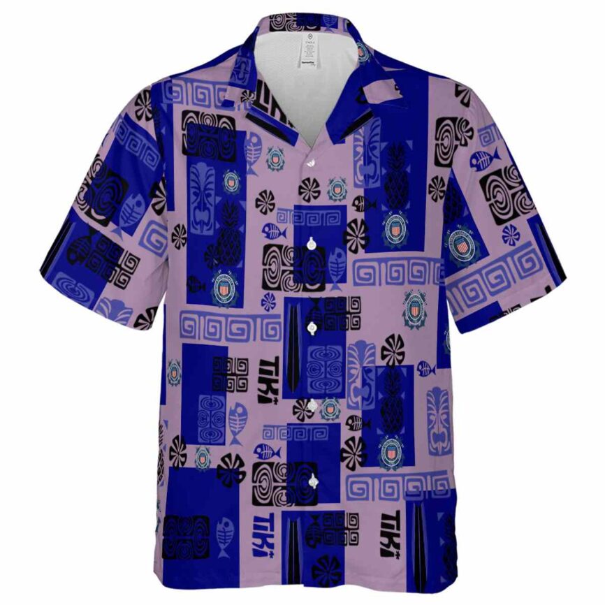 Coast Guard Tiki Motifs Hawaiian Shirt Fashion forward