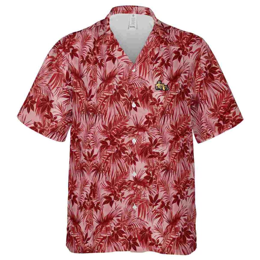 Construction Foliage Print Hawaiian Shirt Fashion forward