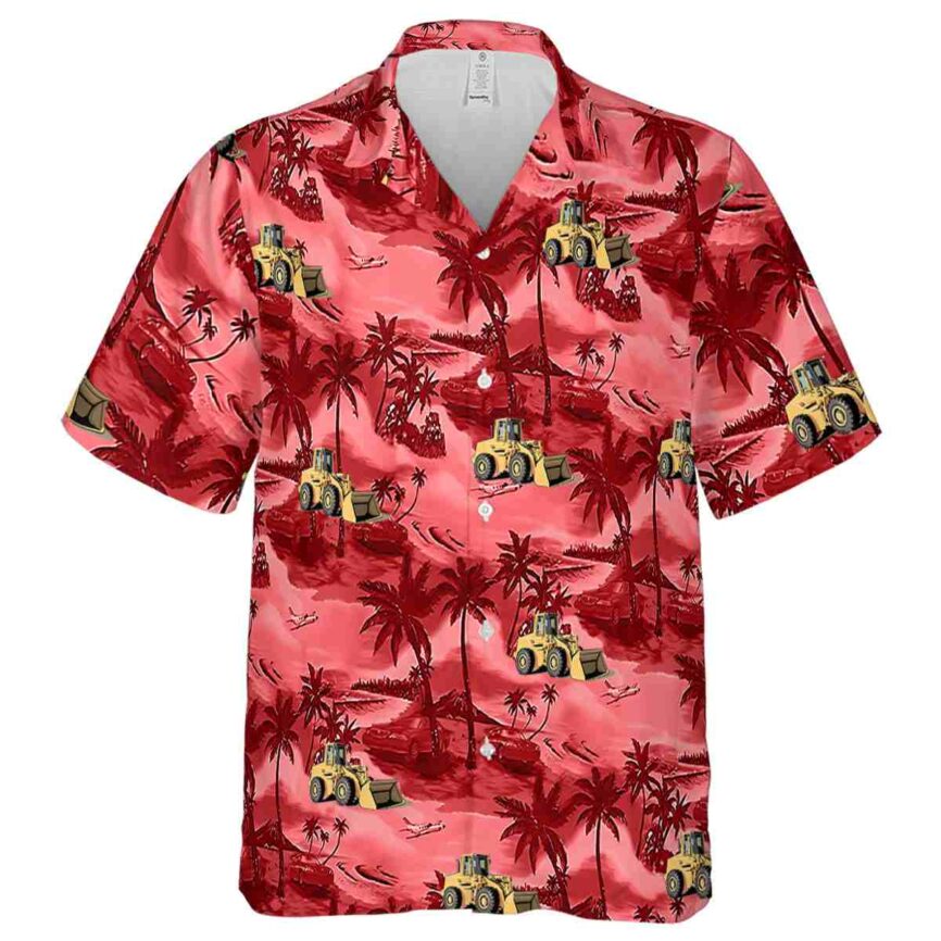 Construction Island Beach Hawaiian Shirt Fashion forward