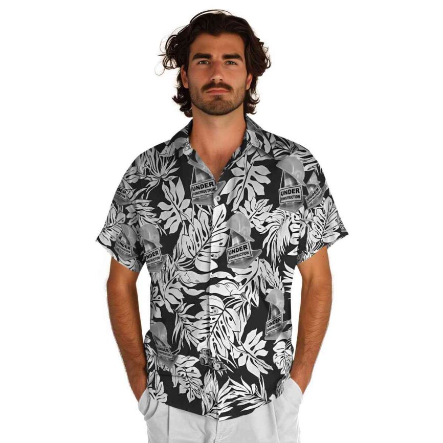 Construction Monstera Foliage Hawaiian Shirt New Arrival