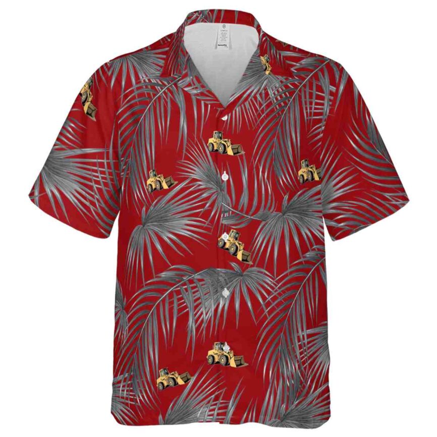 Construction Palm Frond Hawaiian Shirt Fashion forward