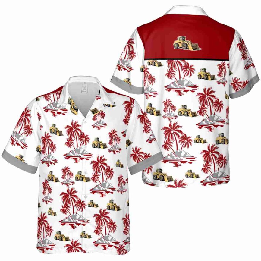 Construction Palm Island Graphic Hawaiian Shirt Premium grade