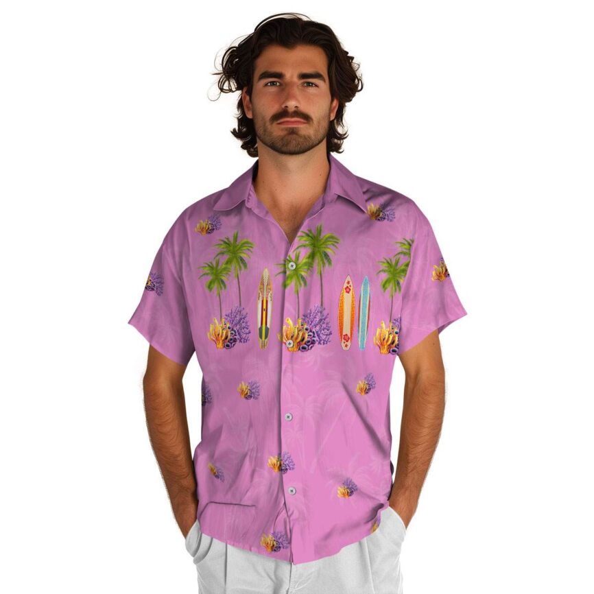 Coral Island Theme Hawaiian Shirt New Arrival